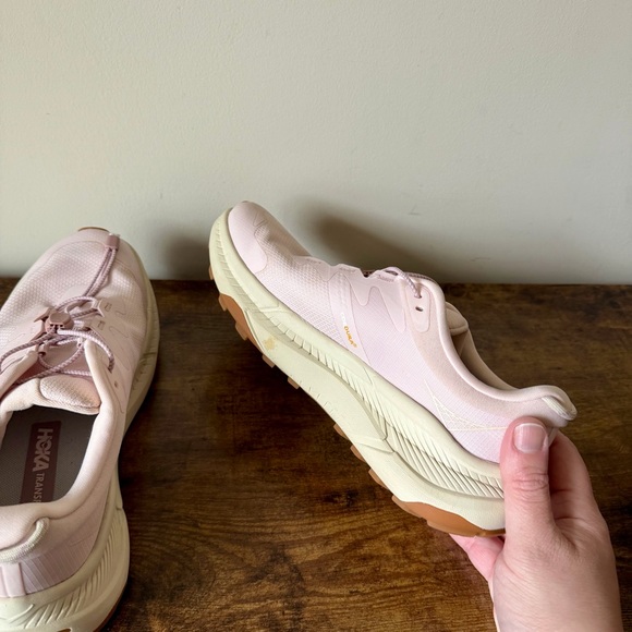 HOKA ONE ONE Transport Women’s Size 8 Cosmic Pearl Oat Milk Sneakers - Picture 8 of 11